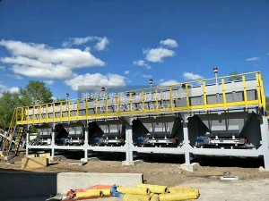 四斗配料機安裝現場