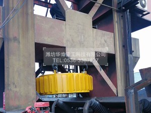 電磁懸掛除鐵器使用現場